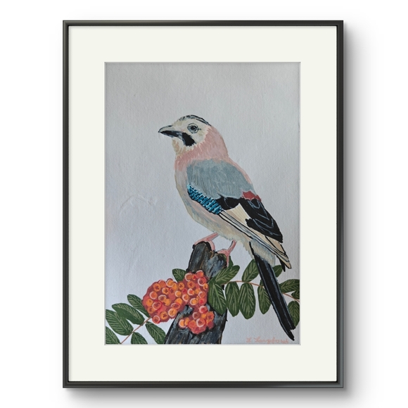 Colorful Bird Painting